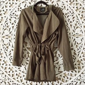 Soft trench coat